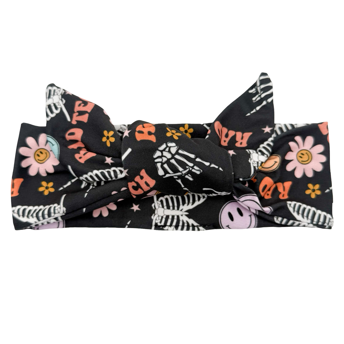 RAD TECH Happy Vibes Adjustable Tie Headband
