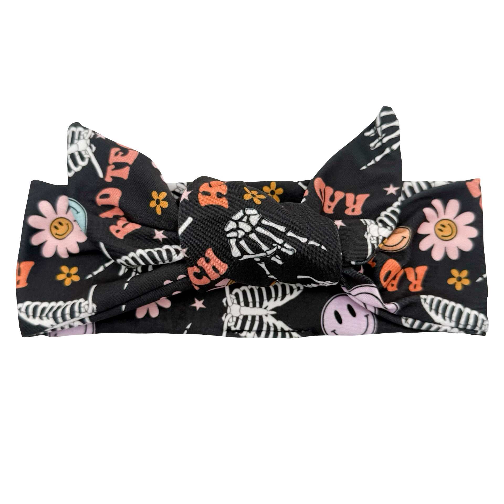 RAD TECH Happy Vibes Adjustable Tie Headband