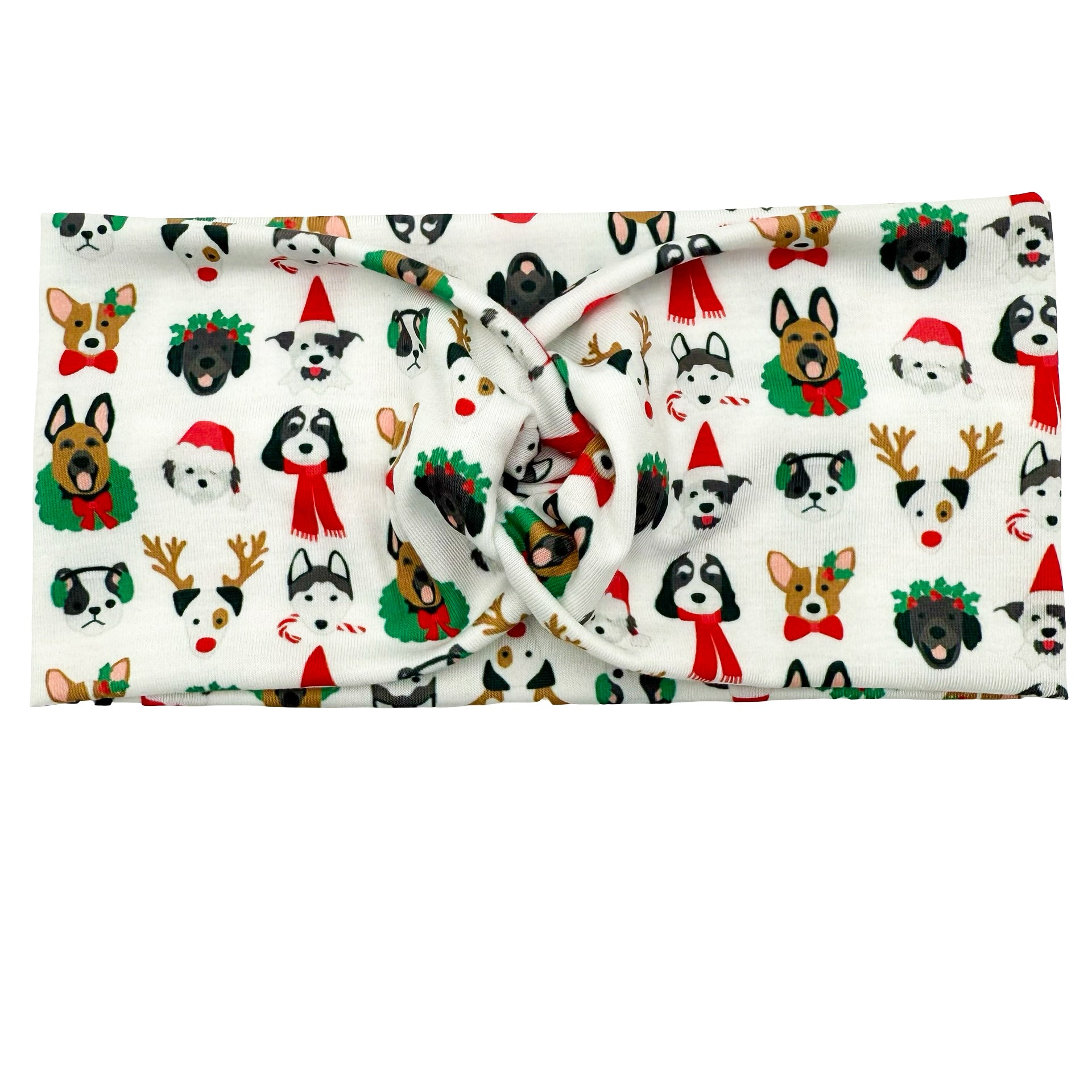 Jolly Good Pups - White Headband