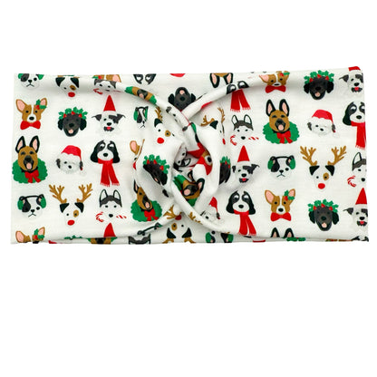 Jolly Good Pups - White Headband