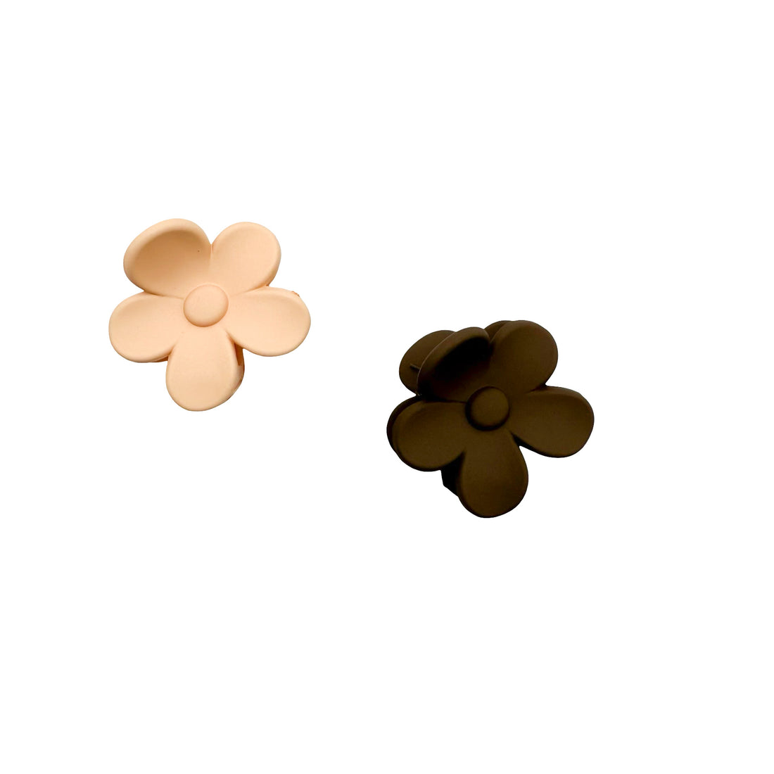 Mini Flower Hair Claw Set of Two