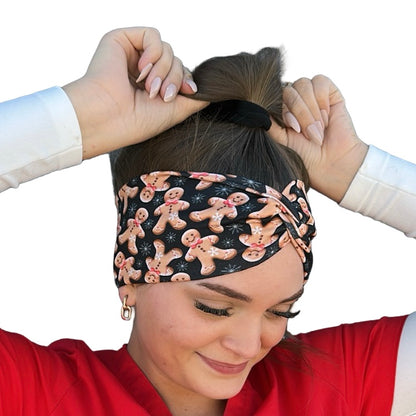 *Limited Edition* Gingerbread Cookies &amp; Snowflakes Headband