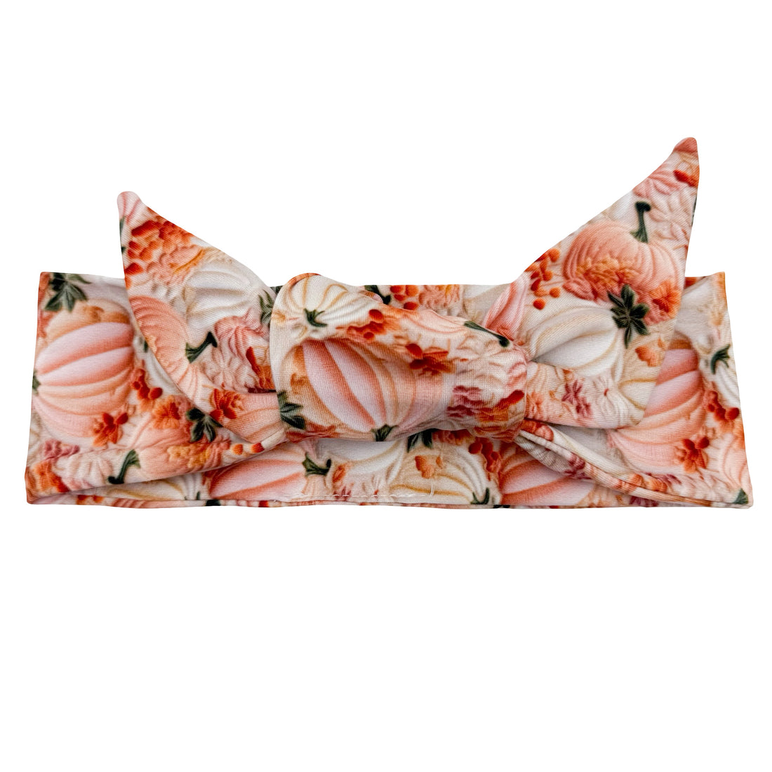 *Limited Edition* Whimsical Pumpkins Adjustable Tie Headband