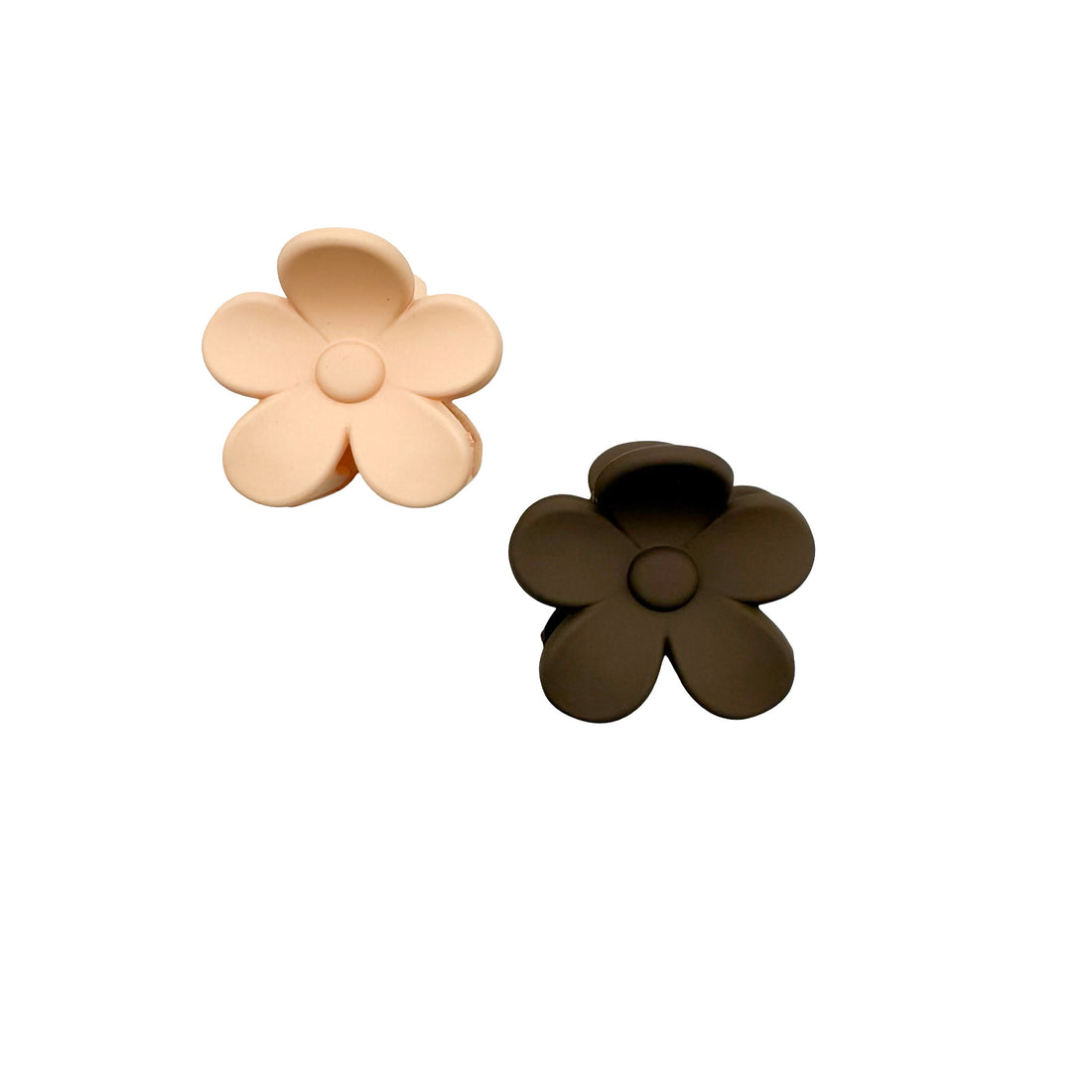 Mini Flower Hair Claw Set of Two