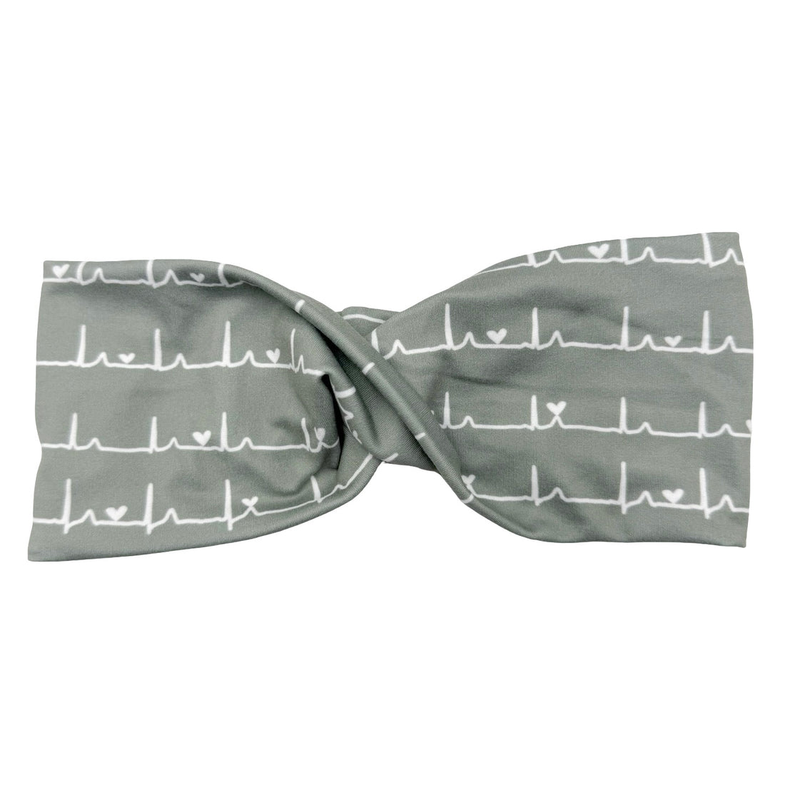 Heartbeat - Olive Twisted Headband