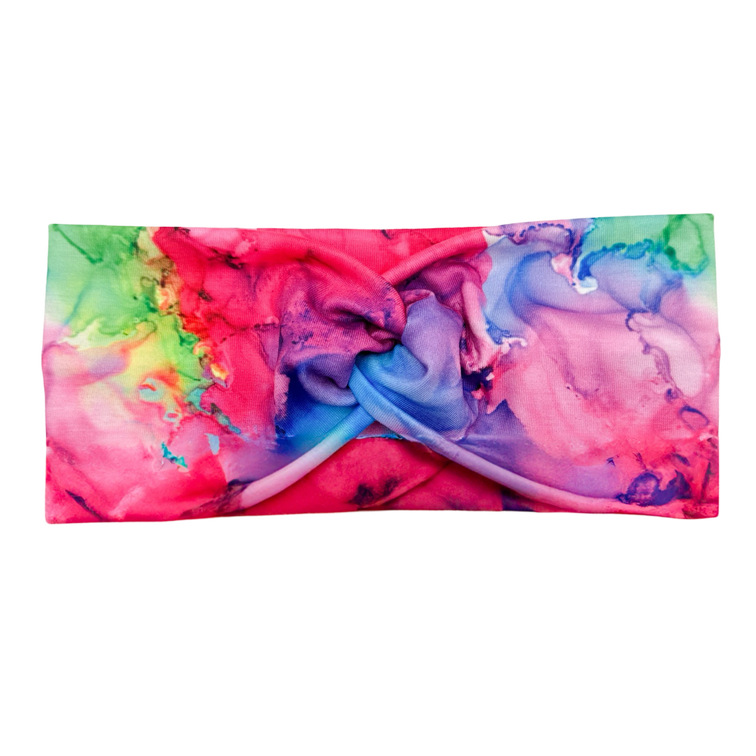 Watercolor Tie Dye Headband