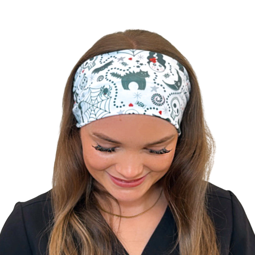Halloween Vibes - White Headband