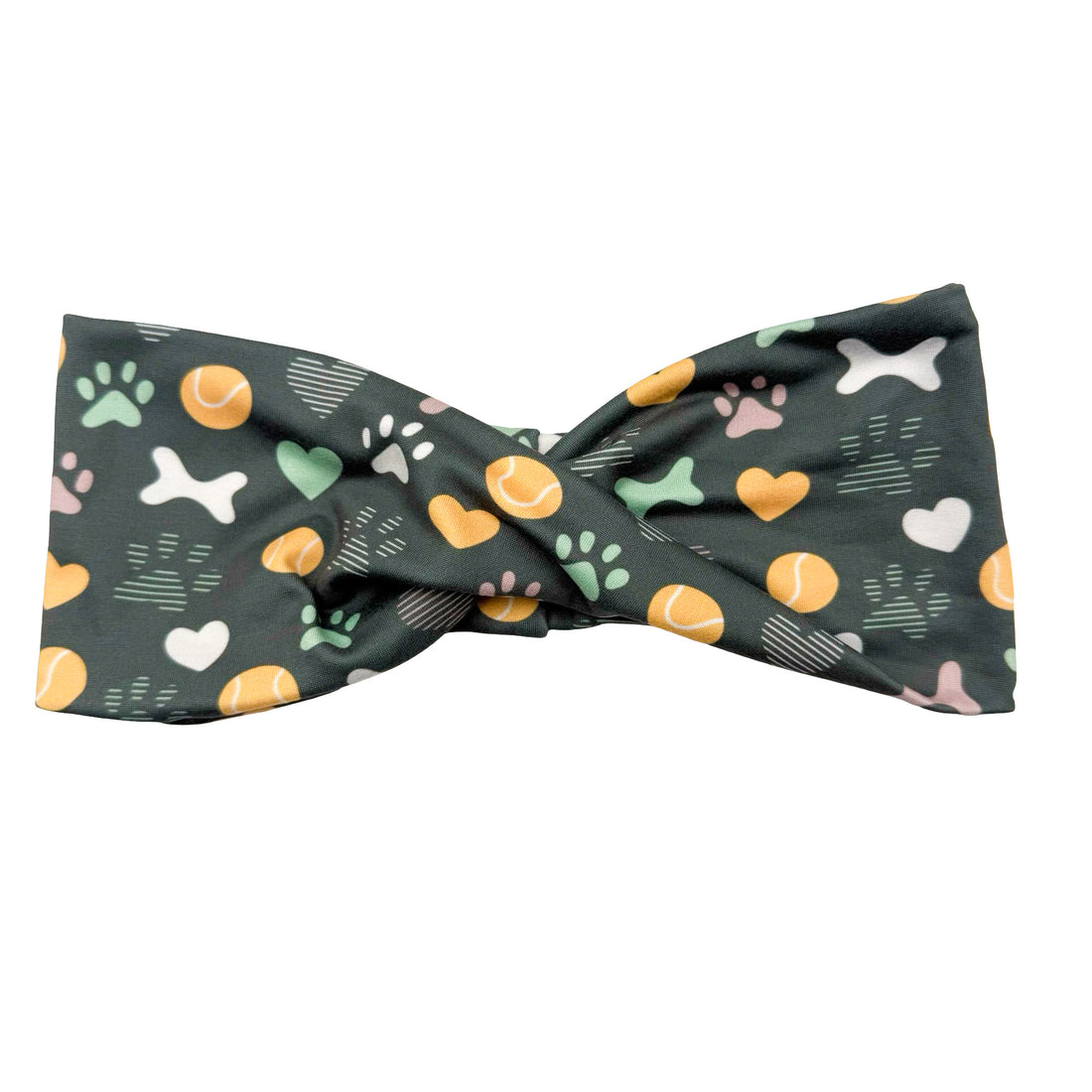 Pet Paws &amp; Toys - Gray Twisted Headband