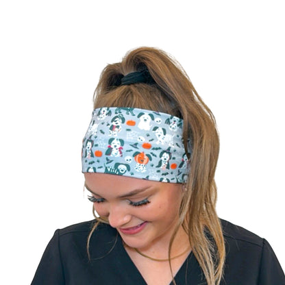 *Limited Edition* Halloween Dogs - Gray Headband