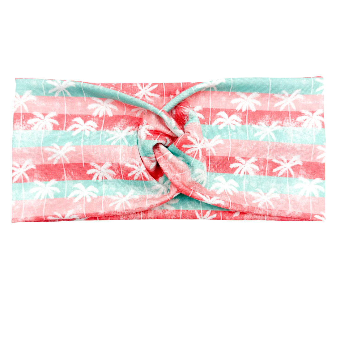 Palm Trees - Pink &amp; Teal Headband