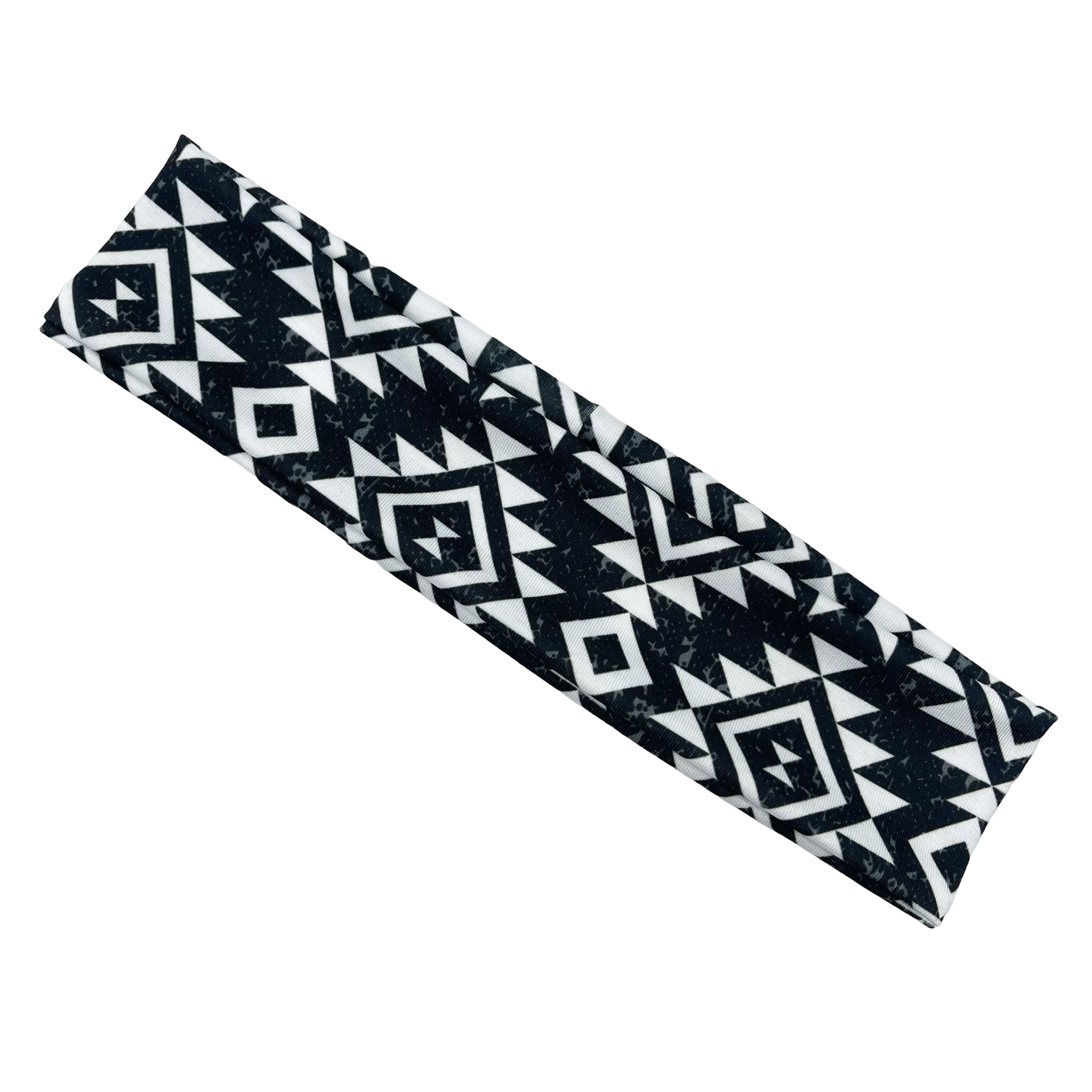 Black &amp; White Aztec Athletic Headband