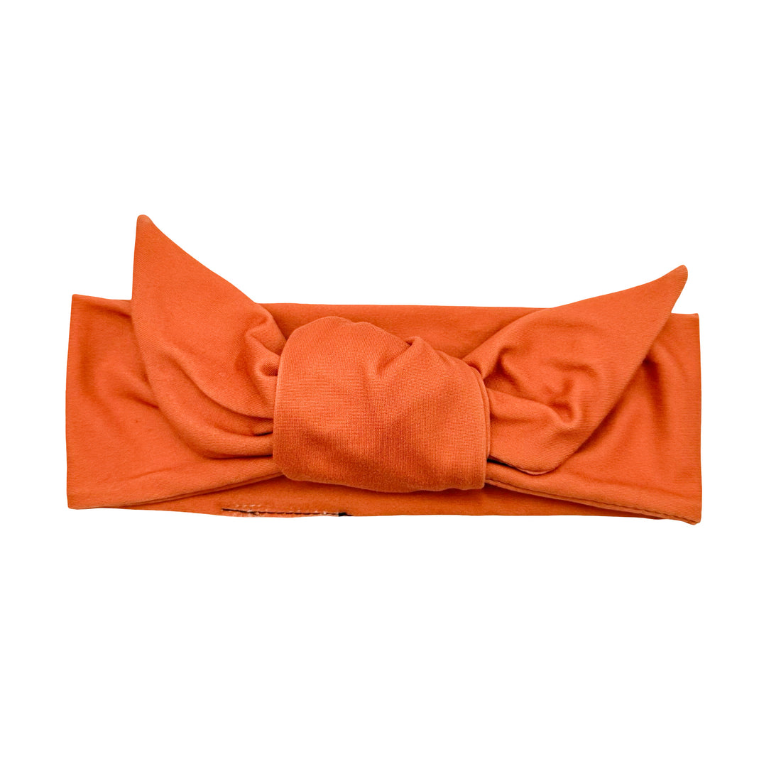 Cider Orange Adjustable Tie Headband