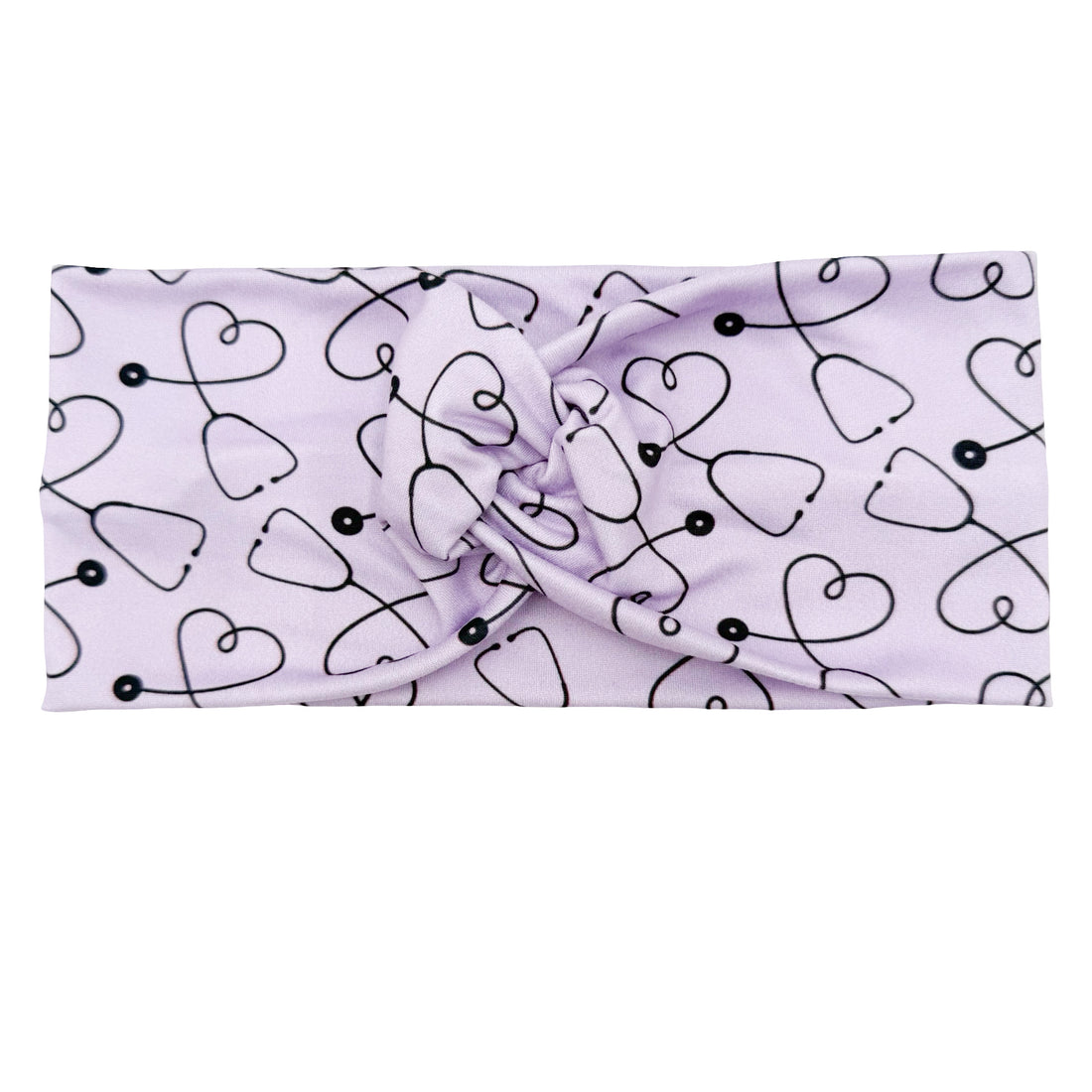 Heart Stethoscope - Purple Headband