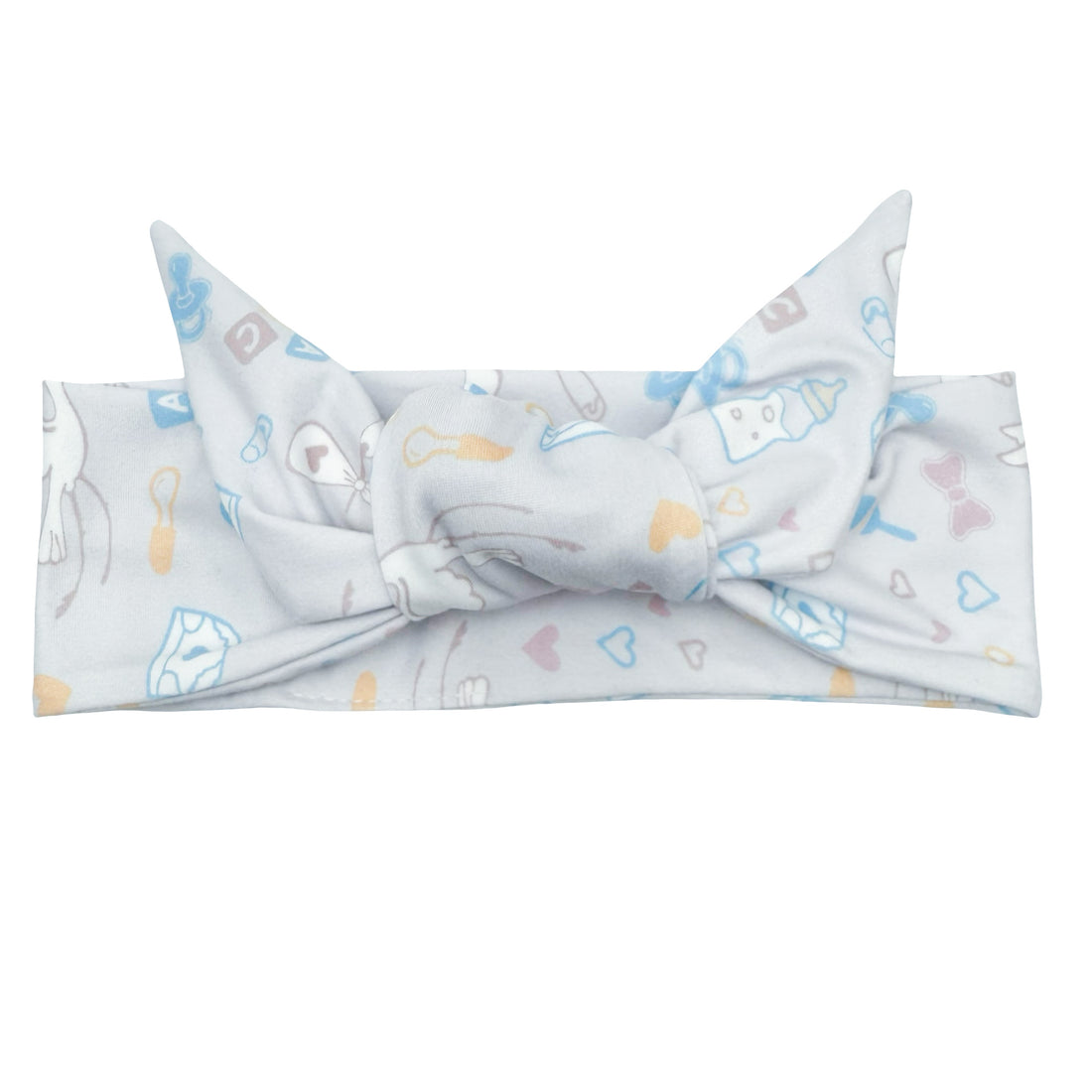 Delivery Stork - Light Blue Adjustable Tie Headband