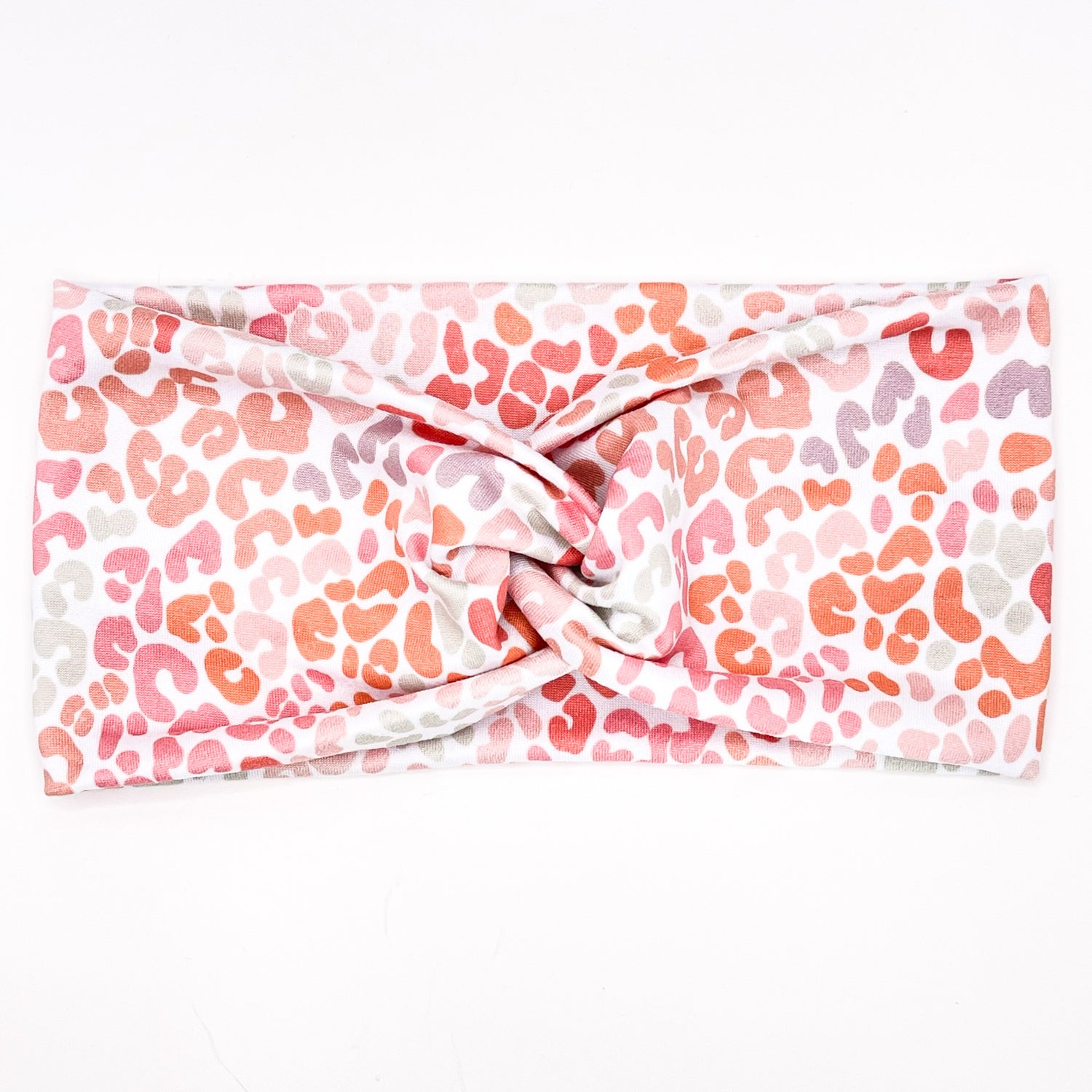 Leopard - Pink &amp; Orange Headband