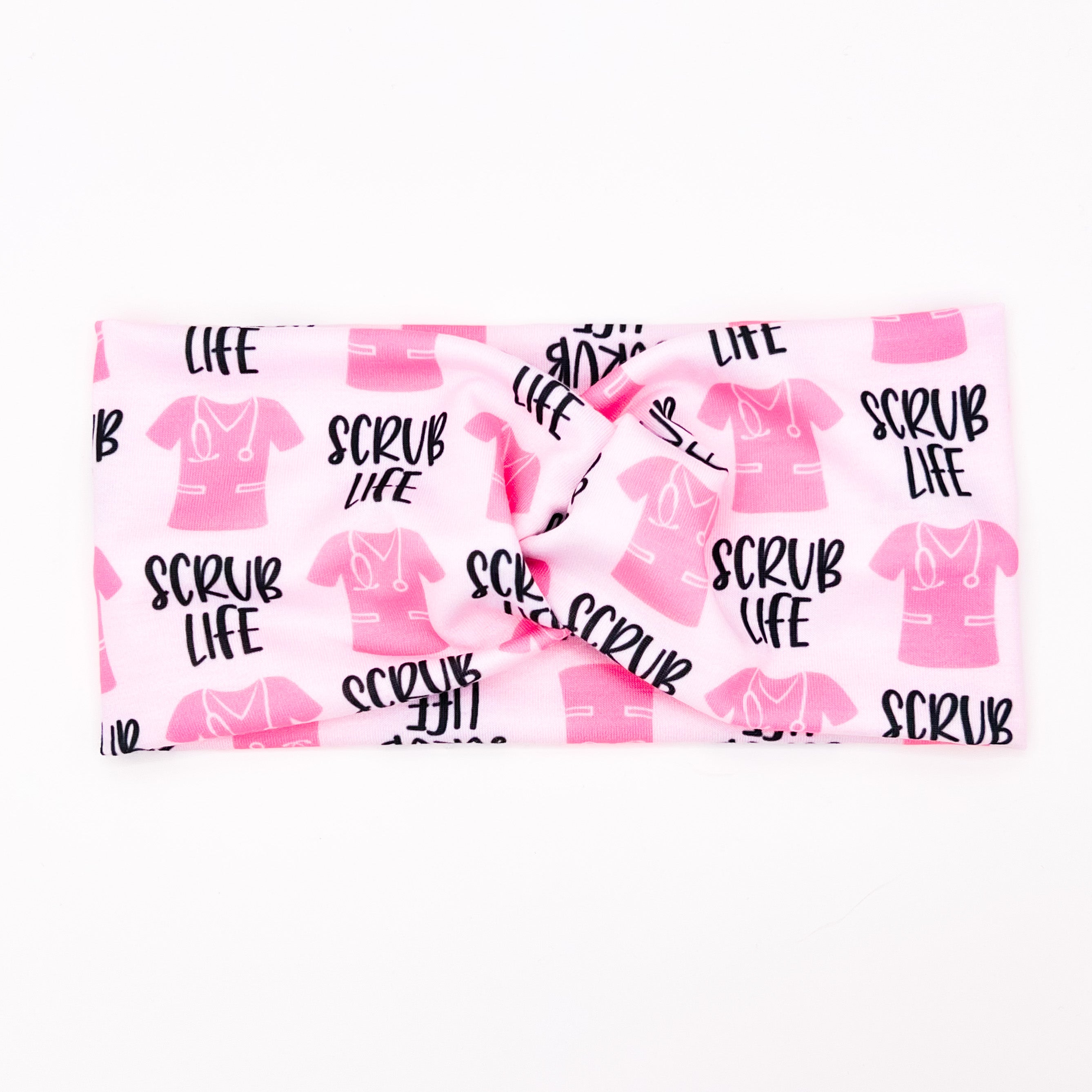 Light Pink Scrub Life Headband