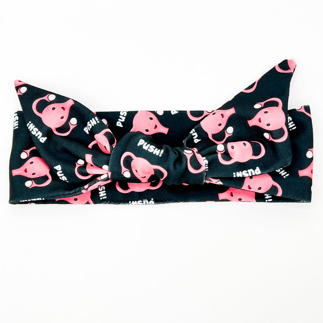 PUSH! Uterus Adjustable Tie Headband