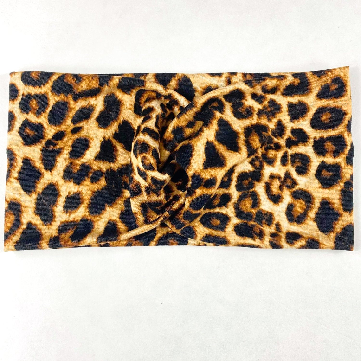 Gold Leopard Headband