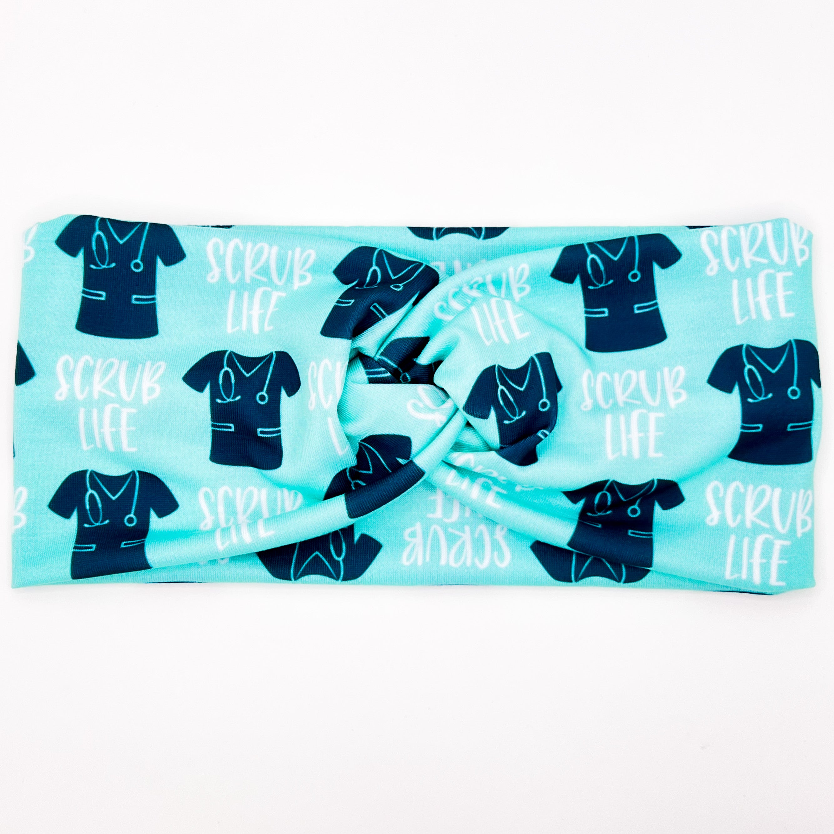 Teal Scrub Life Headband