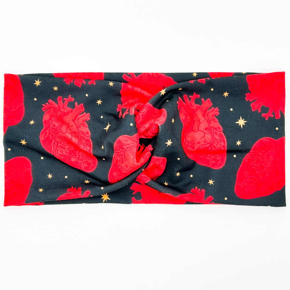Anatomical Hearts - Red & Black Headband