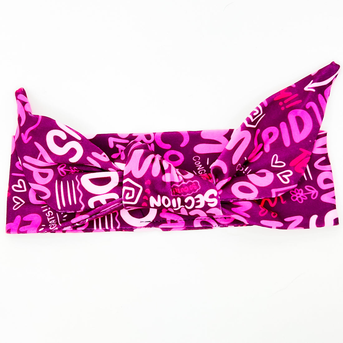 OB Nurse Scribbles Adjustable Tie Headband