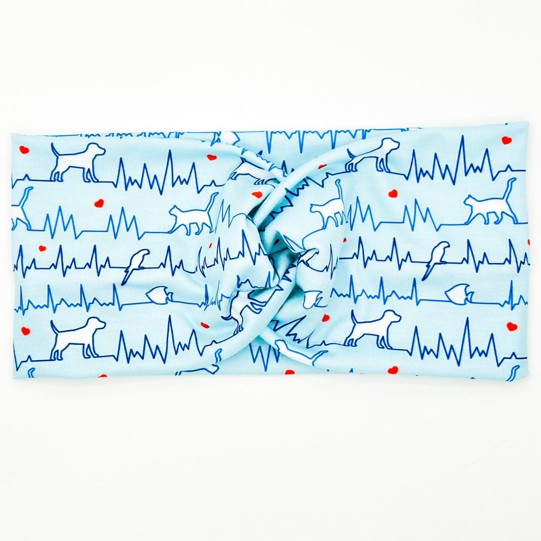 Vet Heartbeat - Blue Headband