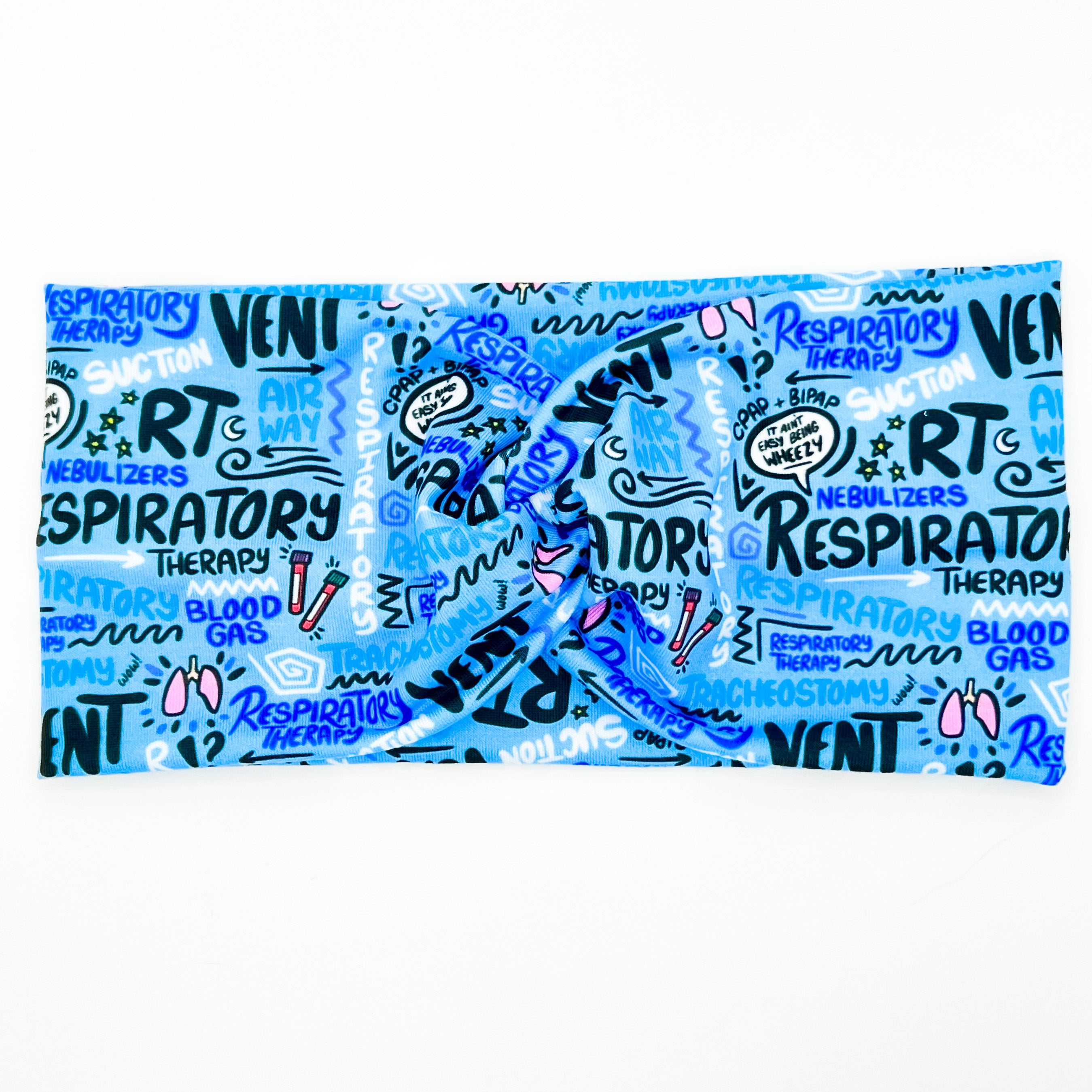 Respiratory Scribbles Headband