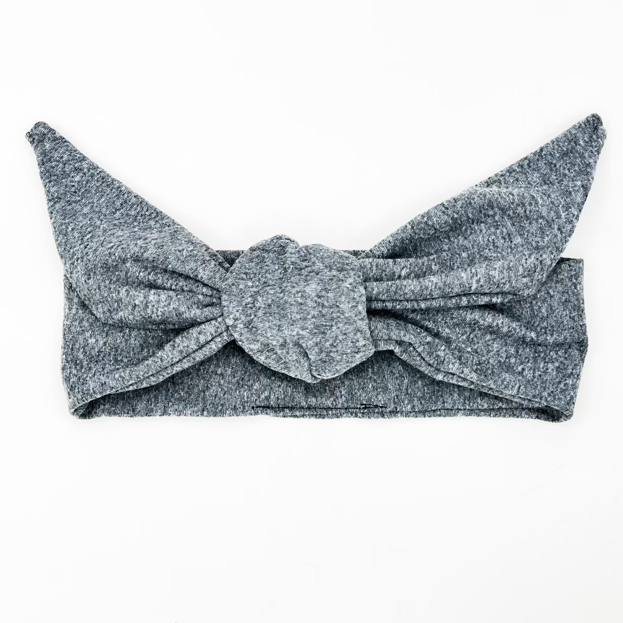 Light Gray Heathered Adjustable Tie Headband
