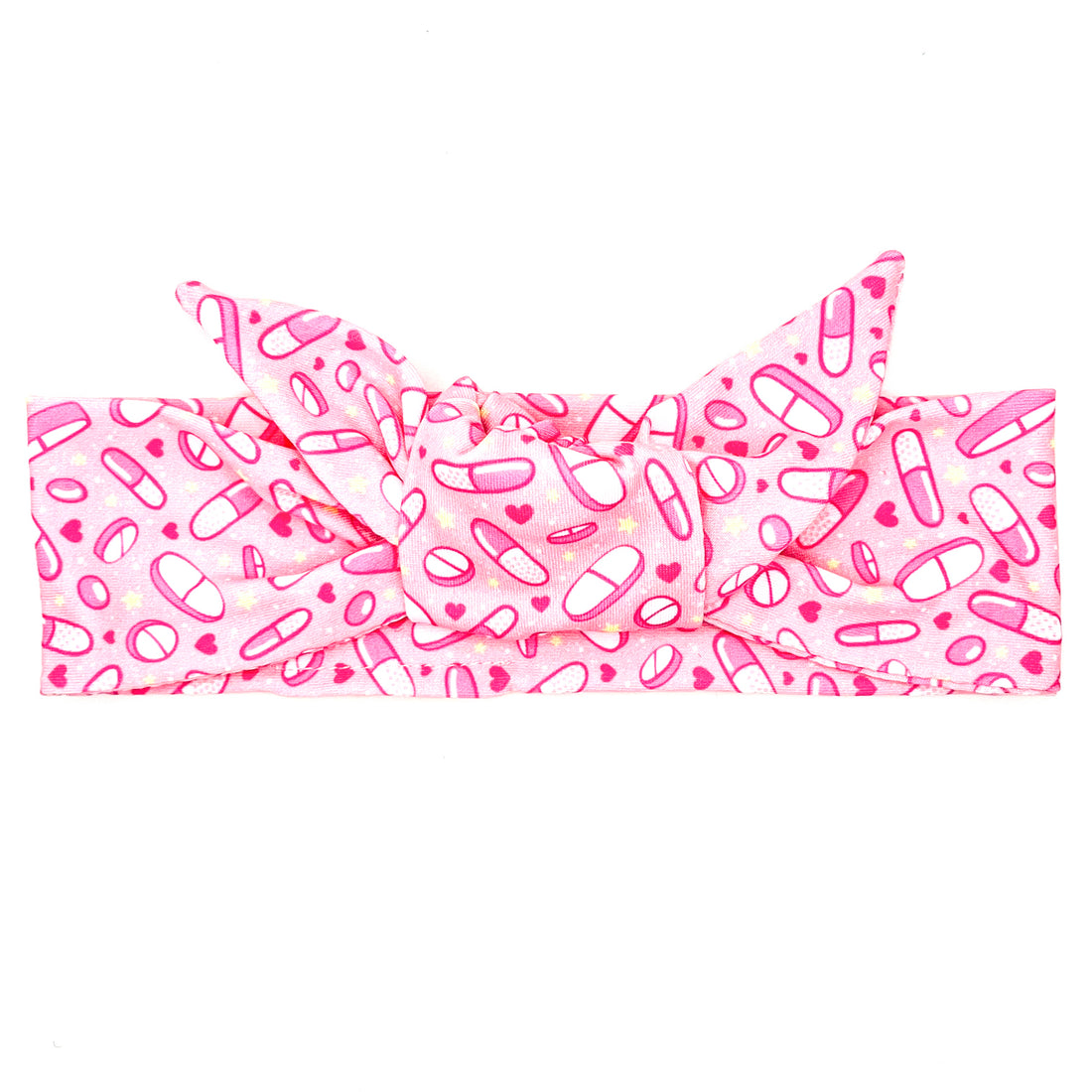 Pretty Pills Adjustable Tie Headband